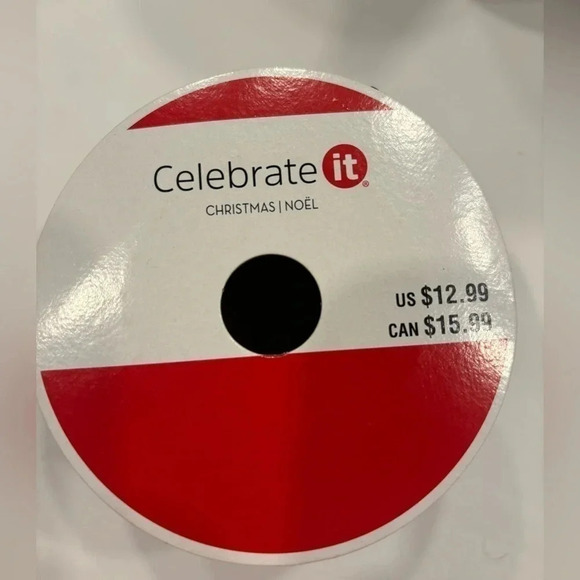 Ribbon Celebrate it Christmas Noel Wired Ribbon 8 Pack Bundle 21/2 in x20ft each - Picture 2 of 3